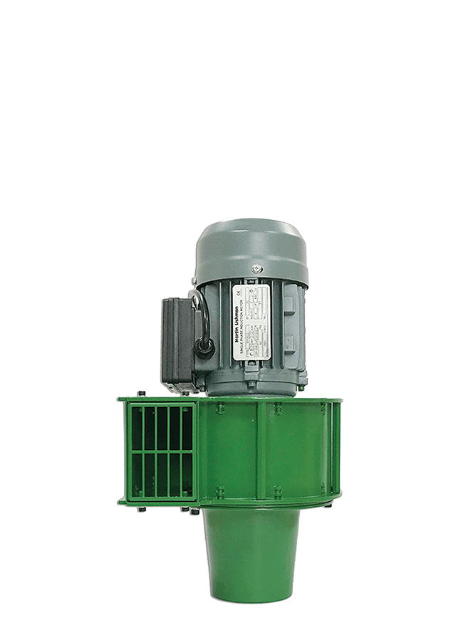 Martin Lishman FTDEB Ventilador de refrigeração de safra agrícola verde