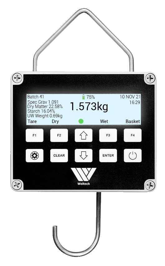 dry matter measurement with the weltech digital hydrometer
