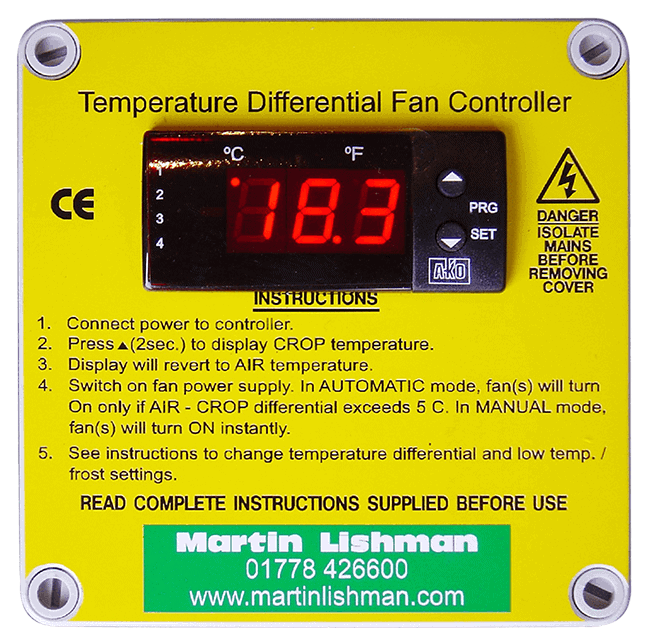 Temperaturdifferentiallüftersteuerung