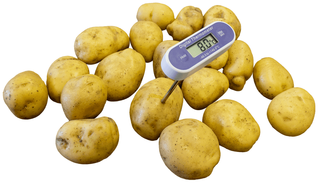 potato temperature monitoring